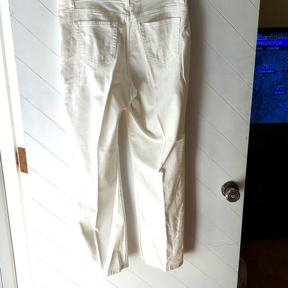 Lee Women's Platinum Classic Straight Leg Jeans Size 12 Short White - Picture 2 of 10